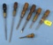 7 Winchester Screwdrivers; Brass Ferrules