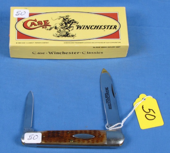 Pocket Knife; 2 Blade; Case Xx; Winchester Classics; #62091; W/box