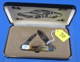 Pocket Knife; Case Xx; 2 Blade; Collectors Series; 52131ss; Geoff Bodine; Racing Legends; W/display