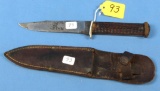 Hunting Knife; Case In Sheath