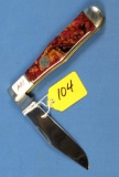 Single Blade Folding Knife; Winchester; Bullet Head Stamp; #10106 '96