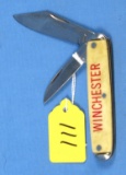 Pocket Knife; 2 Blade; Winchester (in Red On Hndl.)