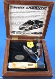 Folding Knife; 2 Blade; Case Xx; Winston Cup Champion; 1996; Terry Labonte; In Walnut Display Box;