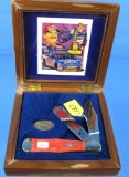 Folding Knife; 2 Blade; Case Xx; C62050; Winston Cup Series;1999; Robert Yates; In Walnut Display B