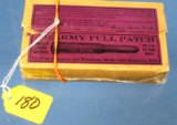 Cartridges; Winchester .30 Army Full Patch; Full Sealed Box; Purple Label