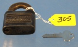 Padlock; Winchester W/key