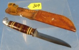 Hunting Knife; W/sheath; Winchester
