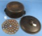 #9 Tite Top Dutch Oven; Griswold; Ll; Epu; Pn 334 W/#9 Low Dome Lid; Smooth; Pn 2532 & Trivet; #9 P