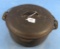 No. 9 Tite Top Dutch Oven; Raised Letter; Low Dome Lid; Pn 2552; Bottom Griswold Epu; Is Ll; Block;