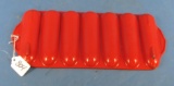 No. 273 Crispy Corn Stick Pan; Griswold Epu; Flamingo Red; Very Good