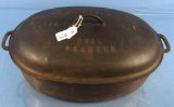 Oval Roaster; No. 9 W/raised Letter Lid; Griswold; Ll; Slant; Pn 649/650; This Is Overall Sort Of