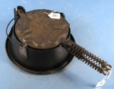 No. 18 Heart & Star Waffle Iron; High Base; Griswold; Pn 919/920 W/ No. 88 Base