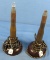 2 Brass Shells; Made Into Lamps; 1.10a. A Mark 1 Mod.21 Lot 390-42 & Lot 382-42