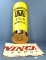 Lg. Die-cut Winchester Aa Shell & Very Lg. Vinyl Winchester Western Banner For Aa Shells; Approx. 8