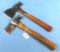 Shingling Hatchet (haines Pattern) & Lathing Hatchet (hndl Stamped: 14