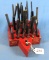 Assorted Drill Bits; Chisels; Punches; Winchester In Drill Bit Display; Shapleigh's Keen Kutter Log