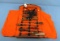 Screwdriver Roll; Winchester; Bright Orange & Black; Full Of Winchester Screwdrivers; Wood Hndl; Br