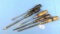 5 Long Screwdrivers; Brass Ferrules; Wood Hdnls.; Winchester
