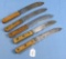 5 Butcher Knives; Winchester