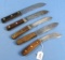 5 Butcher Knives; Winchester