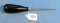 Ice Pick; Wr-15; Black Wood Hex Hndl.; Red Lettering; Winchester