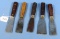 5 Putty Knives; Assorted; Winchester