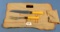 Carving Set; 2 Pc. Celluloid Hndls.; In Grey Cloth Roll; W/tag; Winchester