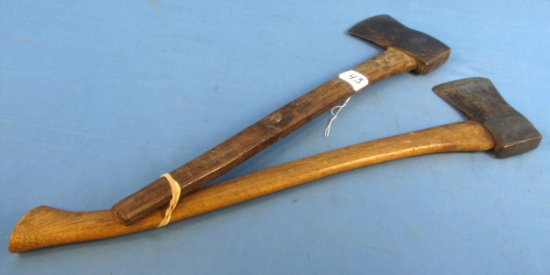 Boy's Axes; 1 Straight Hndl; 1 Curved; Winchester