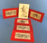 Dupont Case Inserts (game Birds) & Laflin & Rand Powder Co. Case Insert (woman W/gun)