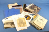 Misc. Box Lot: Pamphlets; Manuals ; Papers. Winchester; Peters; Remington & Others