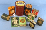 Box Lot: Vintage Powder Cans; Snap Shot; Robin Hood; Hercules; Dupont; King Etc.. & Umc 1902 Price