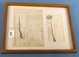 Winchester Bill Of Sale; Feb. 28; 1891 & Envelope; To Russell & Erwin Mfg.