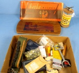 Lot Of Misc. 4 Vintage Hasko Fiberwood Buffet Trays In Orig. Box W/winchester Junior Trapshooting O