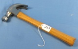 14 Oz. Curved Claw Hammer; Octg. Head; Nickeled; Orig. Hndl.; W0110 ?; Winchester