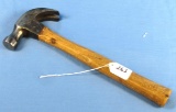 17 Oz. Curved Claw Hammer; Octg. Head; Orig. Hndl; Wp110 ?; Winchester