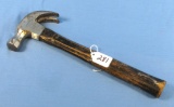 16 Oz. Curved Claw Hammer; 6033; Orig. Hndl.; Octg. Head; Winchester
