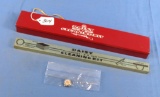 Misc. Lot: Daisy Pinback; Daisy Cleaning Rod; Daisy Gun Cleaning Kit