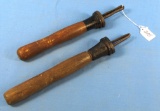 Pair Of Handles For Cross Cut Saw