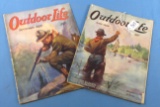 2 Outdoor Life Magazines; 1923 & 1924