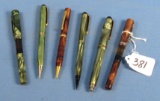 3 Mechanical Pencils & 3 Fountain Pens; Winchester