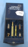 Display; In Blue Case; Winchester Super Speed Silvertip Bullets (cutaway & Various Parts Of The Bul