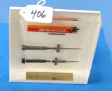 Acrylic Desk Display; Winchester Ammunition In Appreciation Your Support Of The Model 100 Project