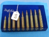 Acrylic Desk Display Of Weatherby Rifle Shells