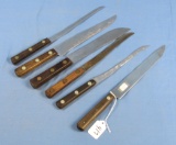 6 Slicers Or Butcher Knives; Winchester