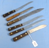 6 Slicers Or Butcher Knives; Winchester