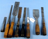 7 Assorted Chisels (+ 1 W/o Hndl.); Winchester