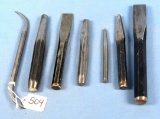 Lot Of Chisels & Punches + Cotter Pin Puller; 2795; Winchester
