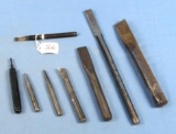 Lot Of Chisels & Punches + Nail Set; 2774; Winchester