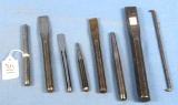 Lot Of Chisels & Punches; Winchester & Unusual Dbl. Ended Tool; Stamped With All Caps Winchester