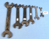 Mixed Wrenches: 1107; 1119; 1131; 1143;1152 & ?; Dbl Head Engineers Open End; Winchester